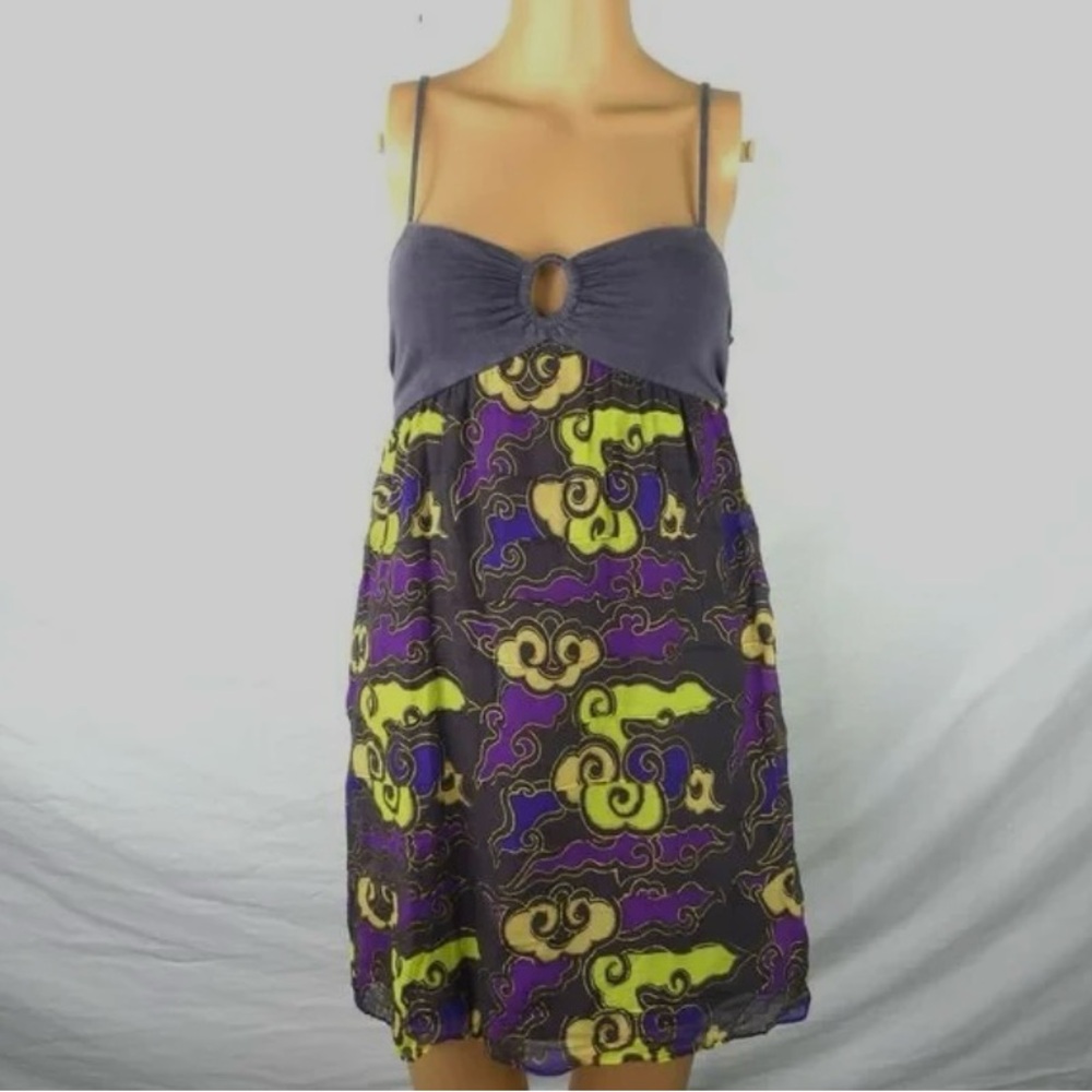 Free People Multicolor Spaghetti Strap Summer Dress